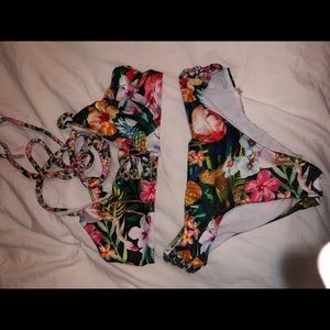 Two piece bathing suit